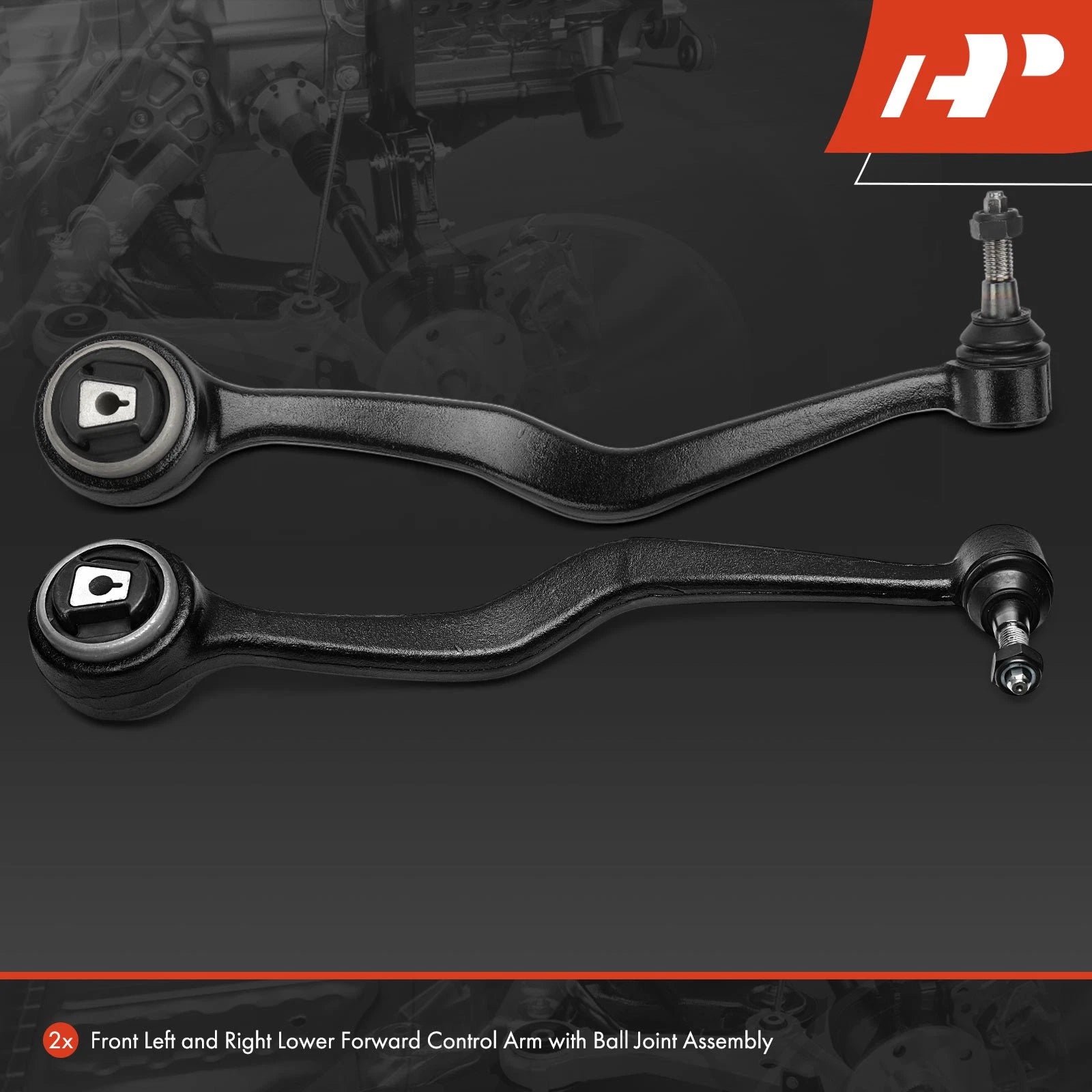 2x Front Lower Forward Control Arm with Ball Joint for Pontiac G8 (2008-2009)