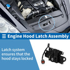 Hood Latch Assembly for Mazda 3 (2014–2018) No.BJS856620