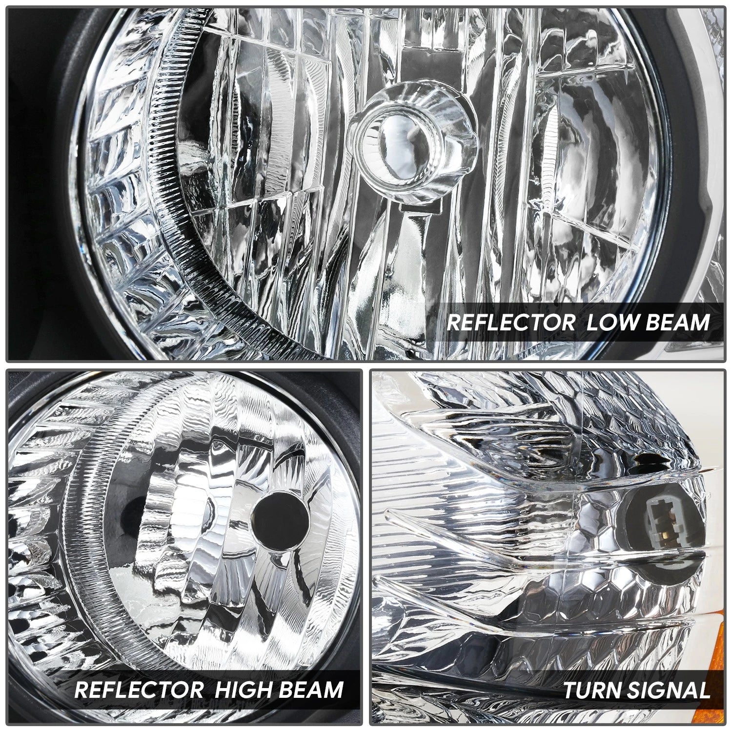 Driver Side Headlight Lamp Assembly for Chevy Sonic (2012–2016) OE Style Black Bezel