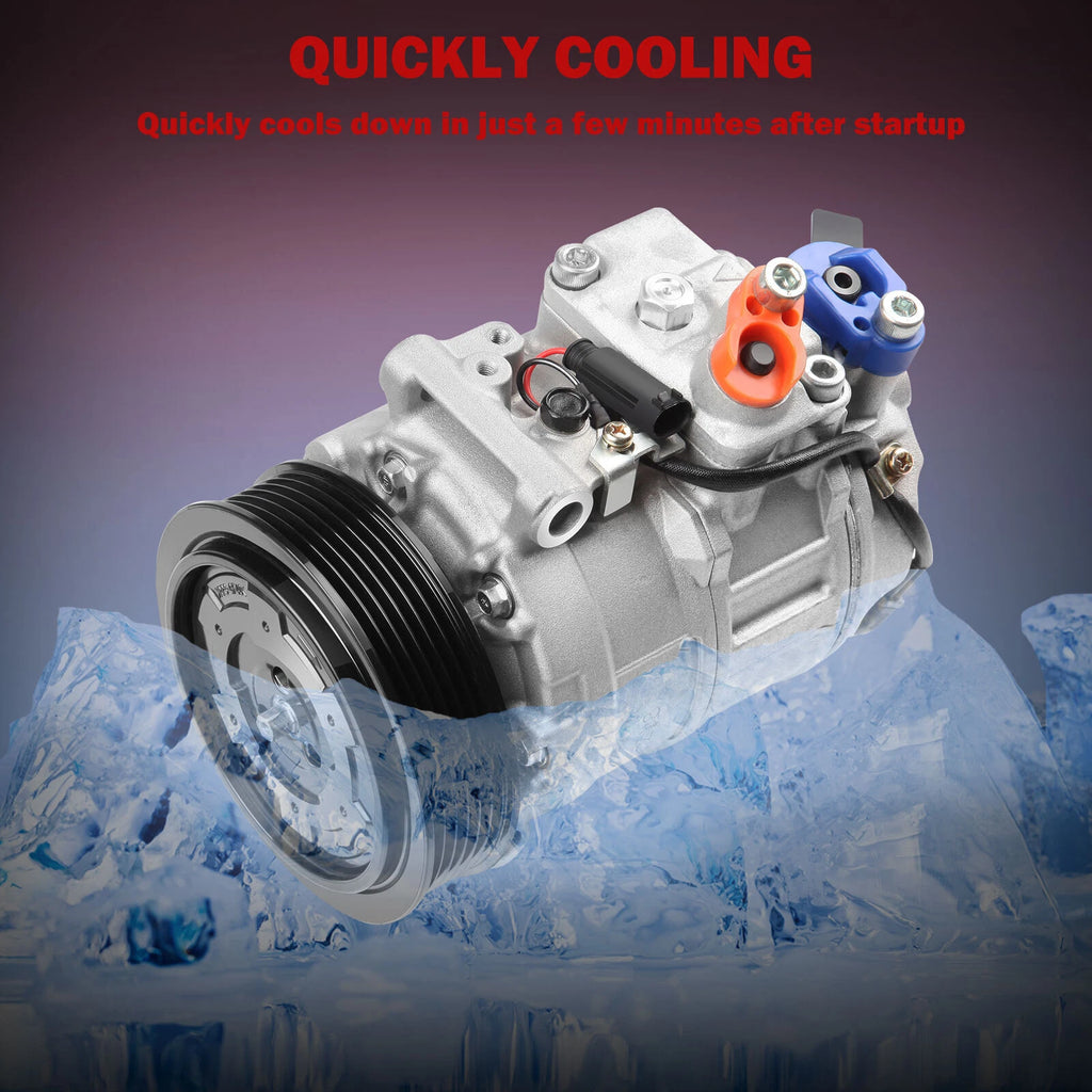 A/C Compressor for Mercedes-Benz E350 C320 C240 CLK350 CL500 (2003-2009)