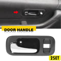 Set of 2 Inside Door Handles for Honda CR-V (2002–2006) LH Black 35431