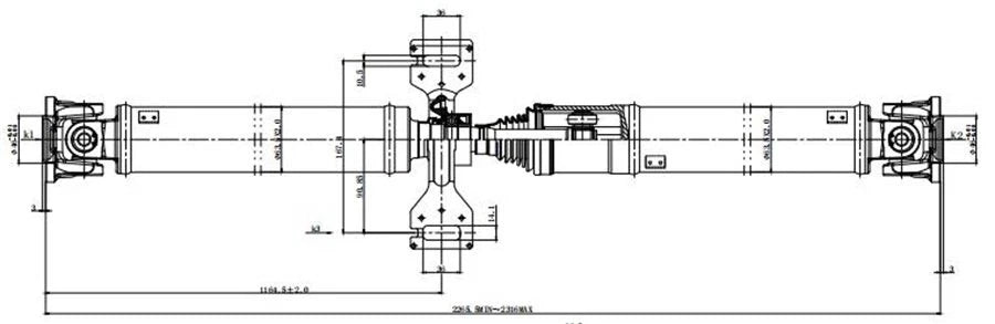 Rear Drive Shaft for Toyota RAV4 AWD/4WD (2006–2018) 37100-42090