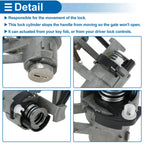Trunk Lock Cylinder Set with Tailgate Lock & Keys for Volkswagen Golf 