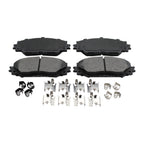 Set of 4 DuraGo Front Rotors & Bosch Blue Ceramic Brake Pads for HS250h RAV4 xB