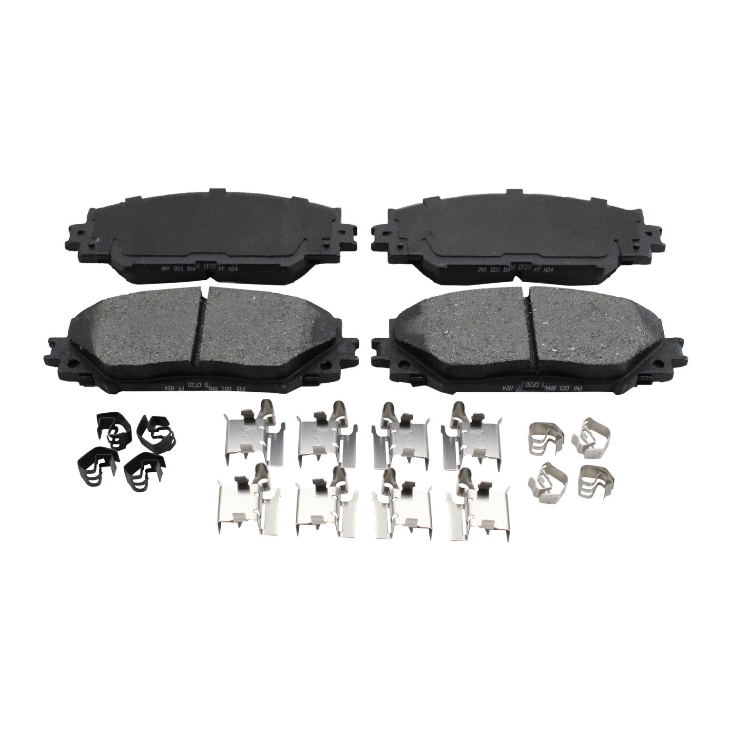 Set of 4 DuraGo Front Rotors & Bosch Blue Ceramic Brake Pads for HS250h RAV4 xB