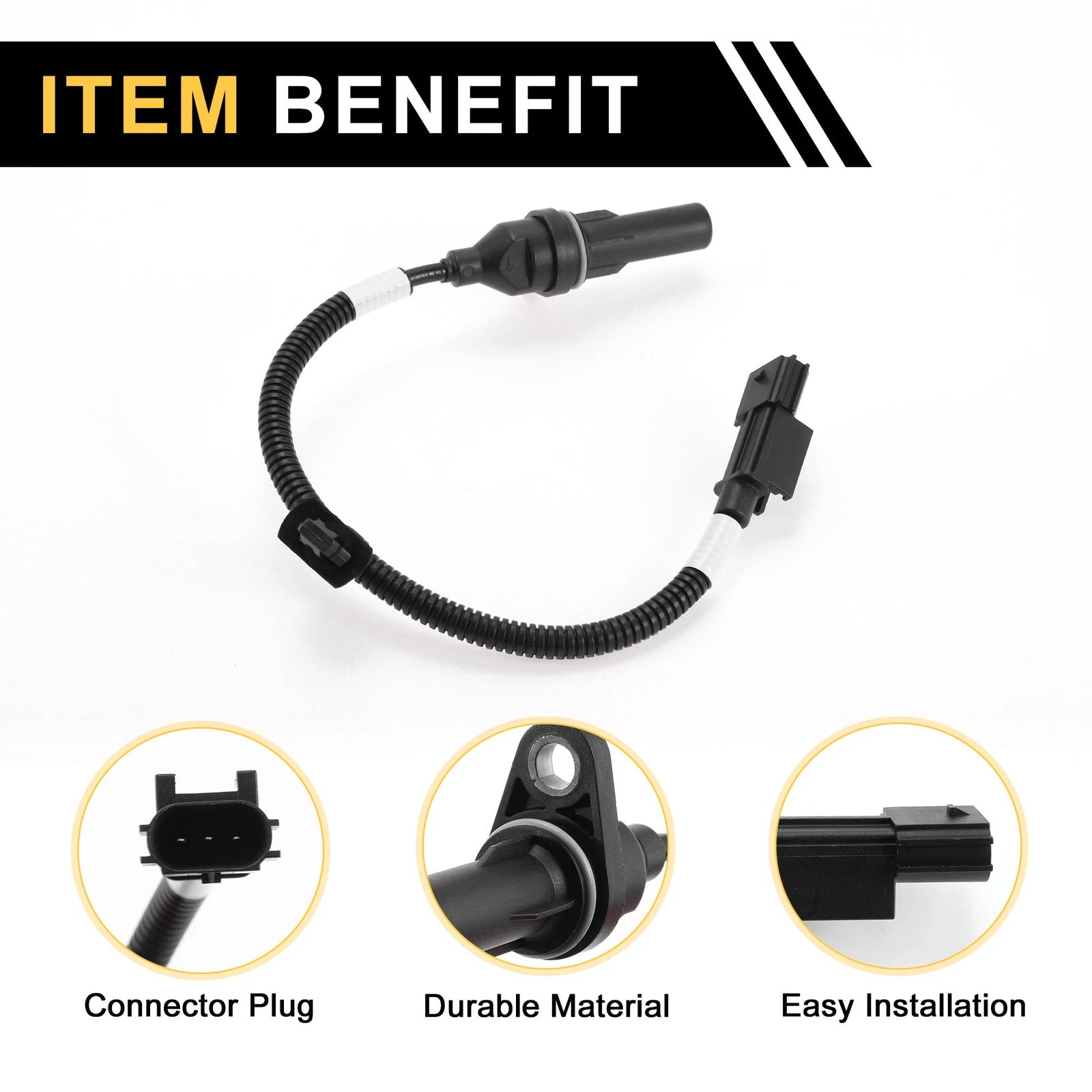 1 Pc Crankshaft Position Sensor No.391802M612 for Hyundai Accent (2020–2022)