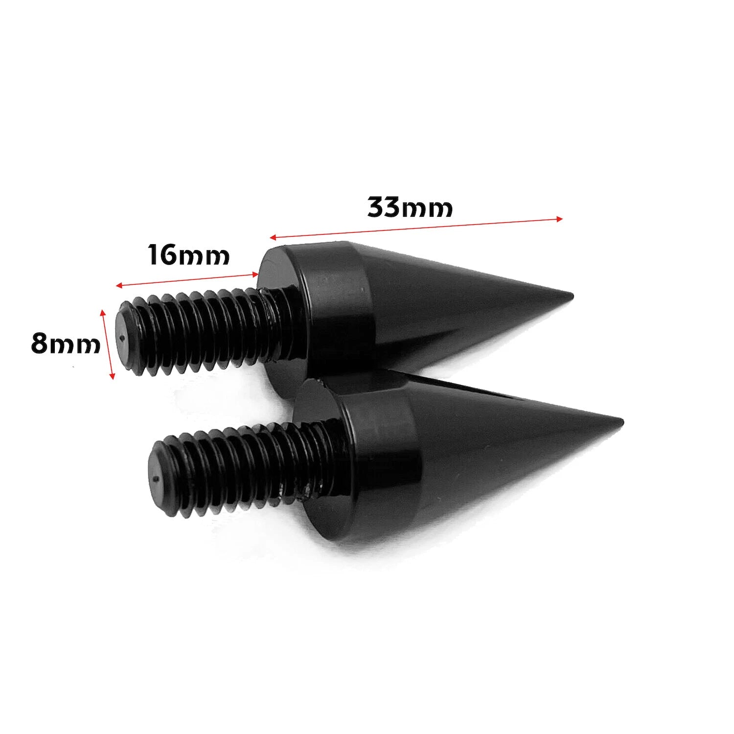 10x Windscreen Fairing Spike Bolt Kit M8 8mm for CBR GSXR YZF