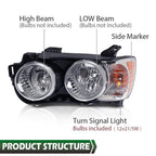Chrome Bezel Headlight Lamp for Chevrolet Sonic (2012–2016)