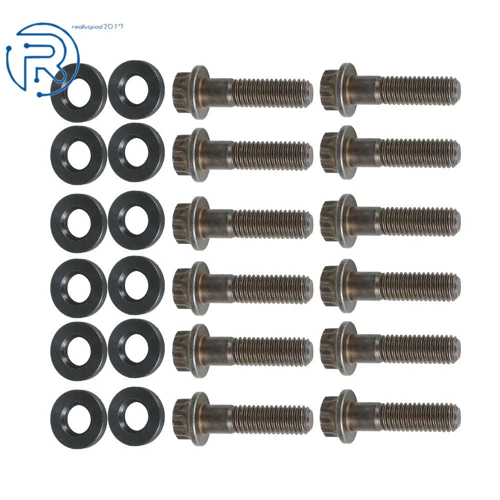 Chromoly Header Exhaust Manifold Bolts for GM LS Series (LS1–LS6)