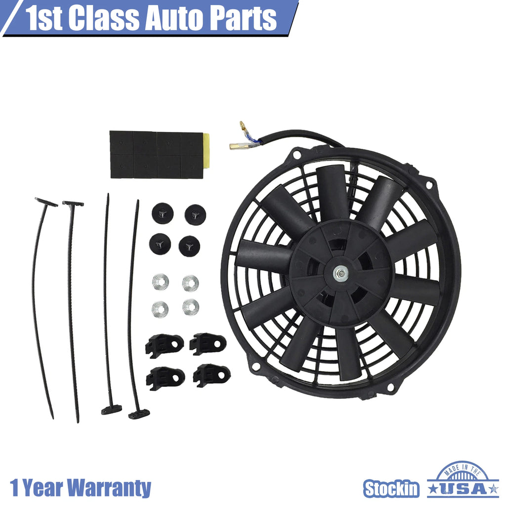 Universal Slim 9" Radiator Cooling Fan Mount Kit
