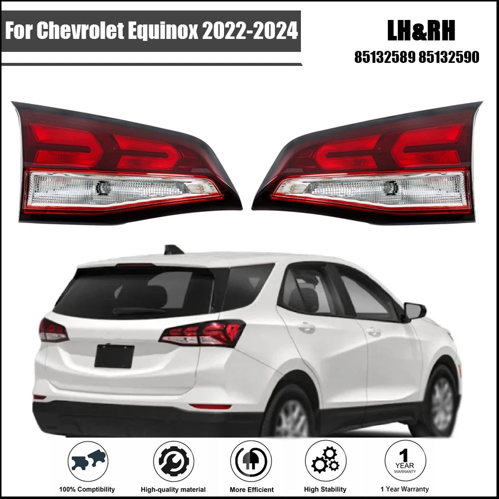 Set of 2 Halogen Tail Lights for Chevrolet Equinox (2022â2024)