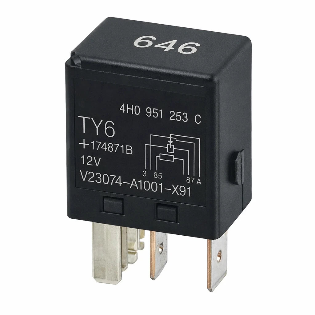Genuine OEM Horn Relay for VW Jetta, GTI, Passat, Touareg, Golf R, CC (2006–2021) 4H0951253C