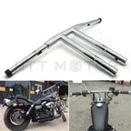 Chrome 14" Rise T-Bars Handlebar for Harley FLST FXST Sportster Dyna