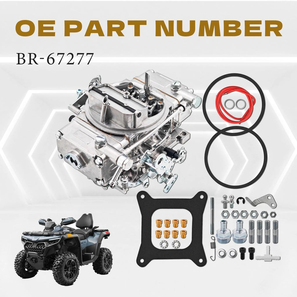 650CFM Carburetor Manual Choke BR-67277 for Holley Brawler 4150 (Fit)