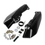 Black Mid Frame Air Deflectors for Harley Touring Road Glide (2017–2023)