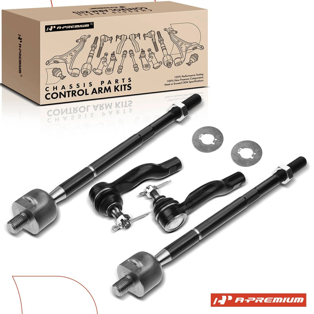 Inner & Outer Tie Rod Set for Toyota RAV4 (2001–2003) L4 2.0L GAS