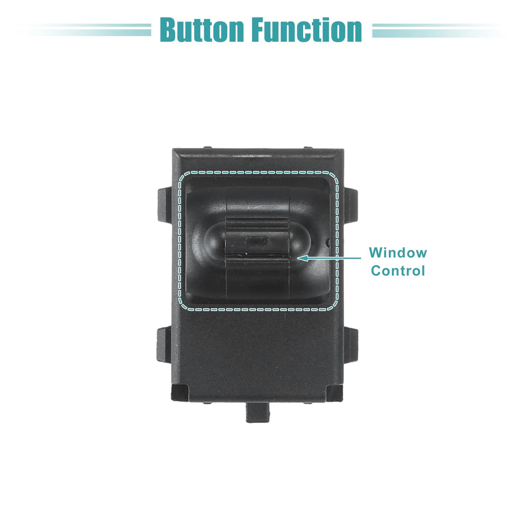 Right Power Window Switch for Dodge Ram 1500, Jeep Cherokee (No. 56007695AC)
