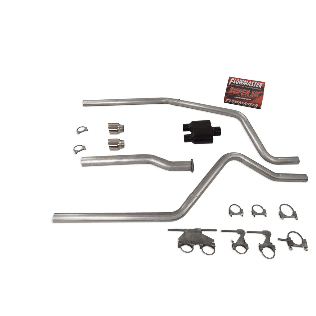 2.5" Dual Exhaust for Dodge Ram 1500 (2019–2025) Flowmaster Super 10 DBW T