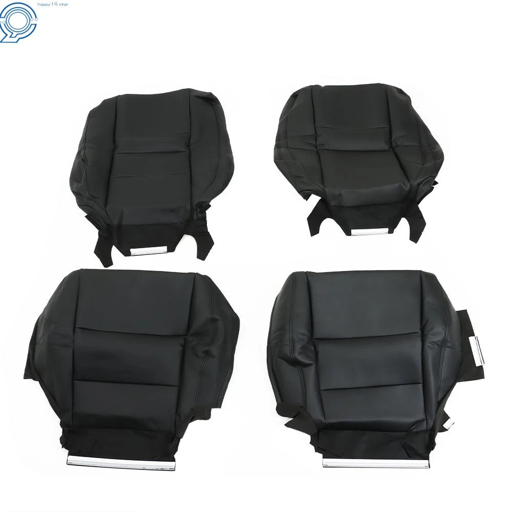 Set of 2 Leather Seat Covers for Honda Accord (2008–2012) Black