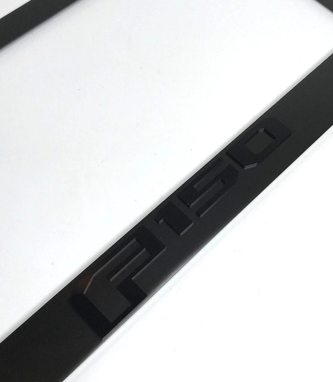 License Plate Frame Premium Matte Black for Ford F-150 (2015–2019)