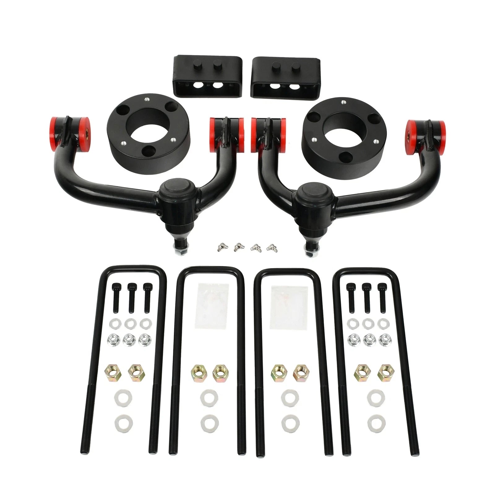 3" Front 2" Rear Leveling Lift & 2-4" Upper Control Arms for Ford F150 (2004–2020)