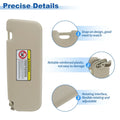 Right Side Sun Visor for Hyundai Accent 2011-2015 - Beige