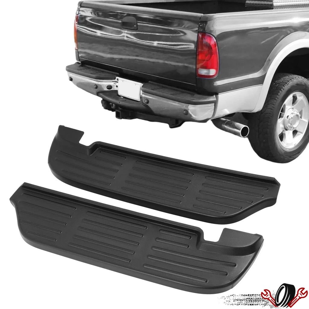 Set of 2 Rear Bumper Step Pads for Ford F250/F350 Super Duty (1999–2007)