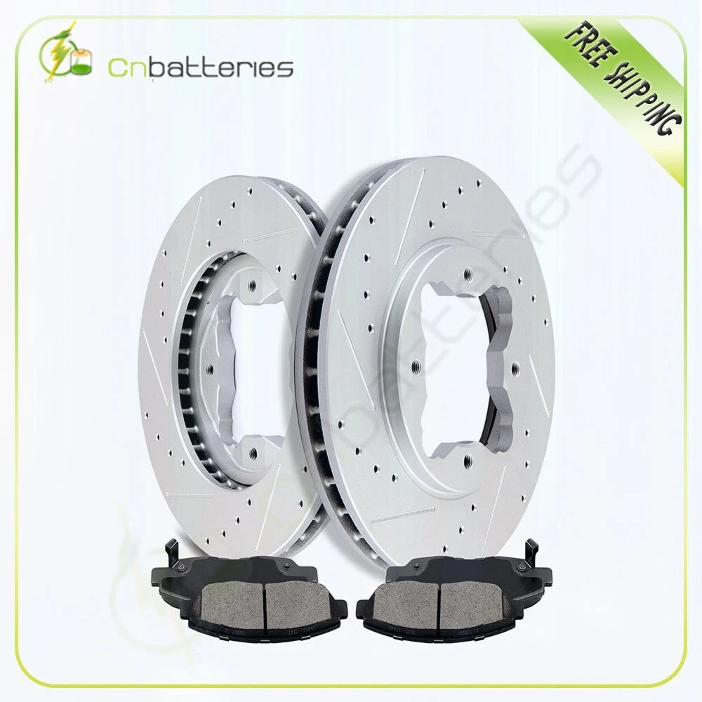 Front Brake Rotors & Ceramic Pads for Honda Accord LX EX SE Acura CL (1990–1997)