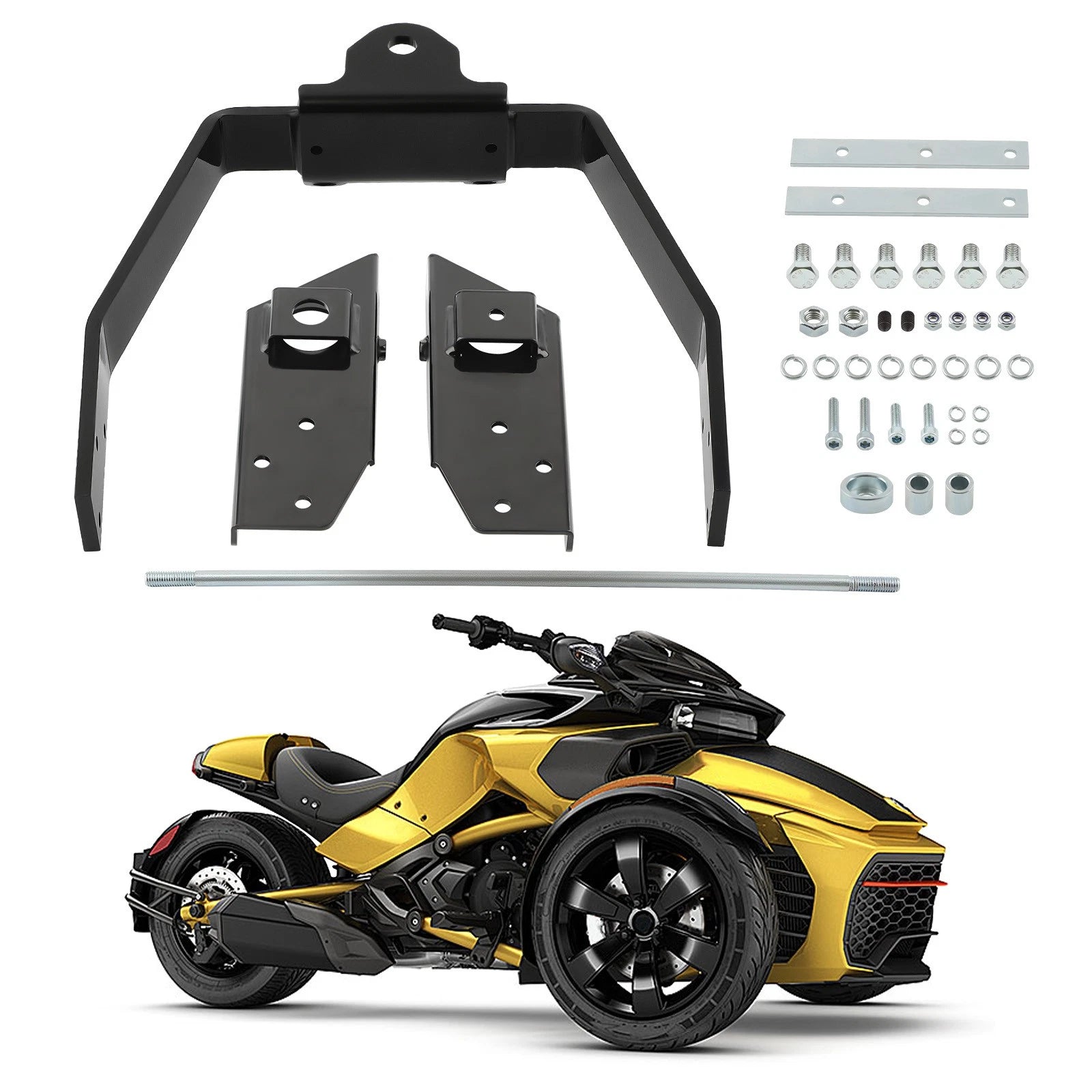 Trailer Hitch Receiver Mount Set for Can-Am Spyder RT RS ST GS F3-T (2008–2024)