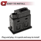 Auxiliary USB Jack Port for Ford Edge (2011–2019) - Black