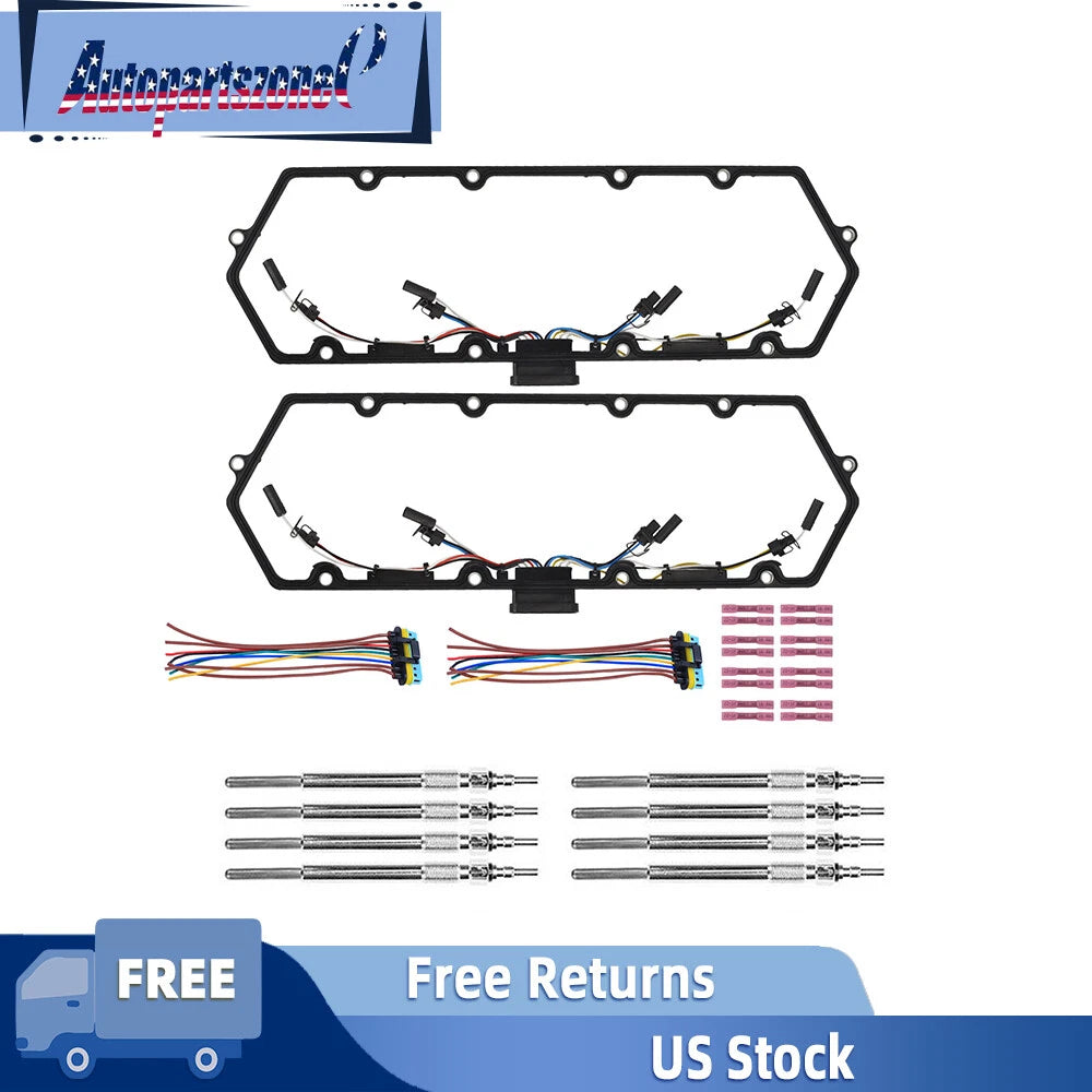 Valve Cover Gaskets & Harness for Ford 7.3L Powerstroke Diesel (1998–2003)