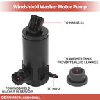 Windshield Washer Pump w/ Grommet for Toyota (No. 85330-0K011)