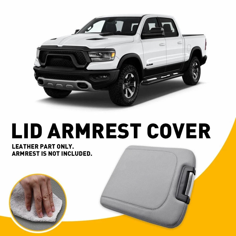 Center Console Cover Armrest Pad for Dodge RAM 1500 2500 3500 (2013–2018)