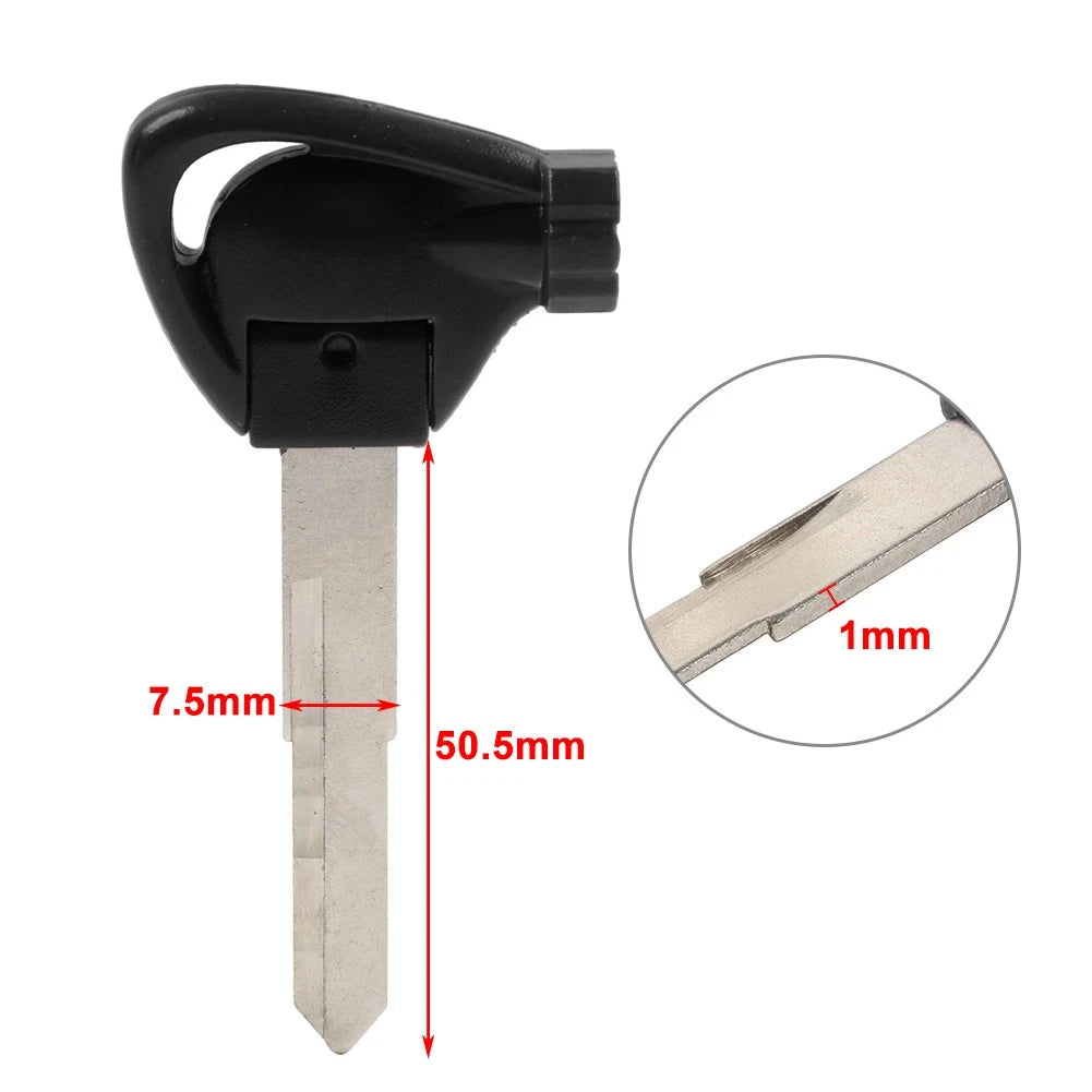 Right Ignition Key Blank Uncut Blade for Yamaha Motorbike Scooter