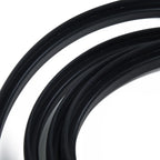 Protective Rubber Strip for Black Car Front Windshield Panel Decor Trim