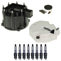 Distributor Rotor Cap & Spark Plugs Kit ACDelco for Chevrolet Pontiac V8 (0.045")