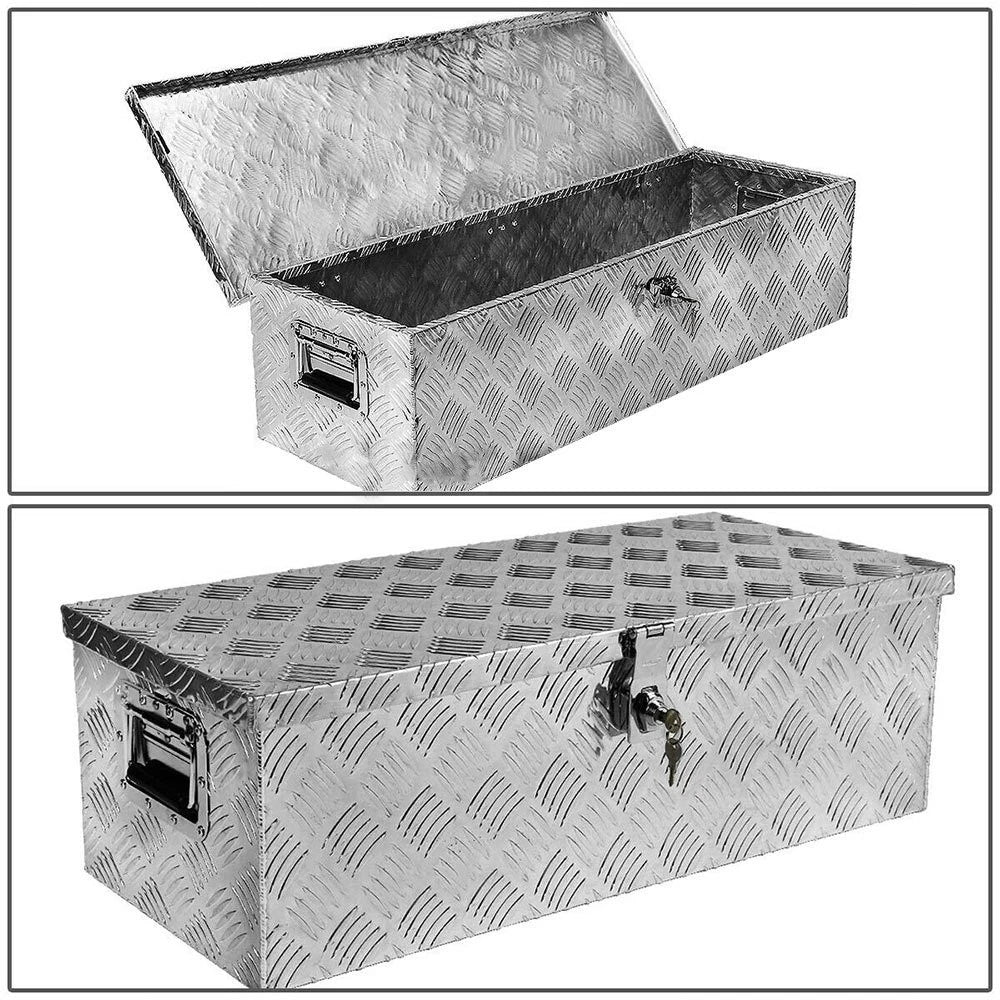 30" Aluminum Underbody Tool Box for Pickup Truck (Fits Most Models)