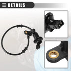 Rear Right ABS Wheel Speed Sensor for Mercedes-Benz (2010-2015)