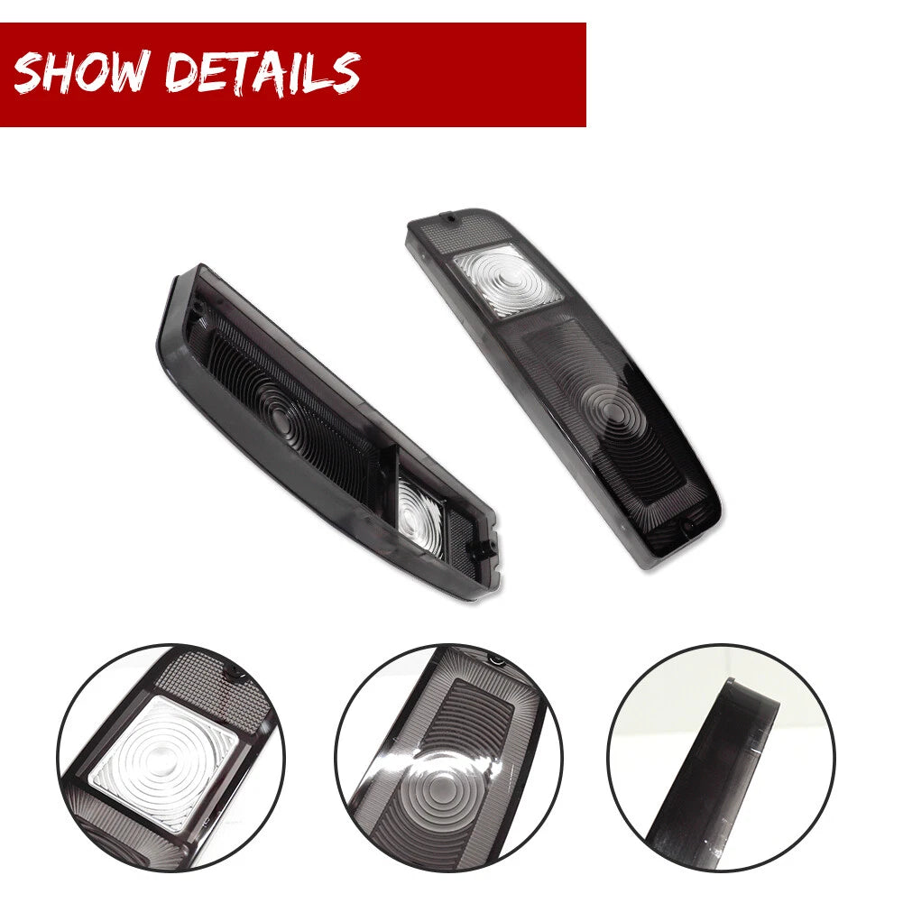 Smoke Tail Light Covers for Ford Truck, Bronco, Econoline (1967–1972)