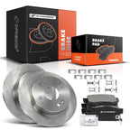 Rear Disc Brake Rotors & Ceramic Pads for Acura CL Honda Accord (1991–1997)