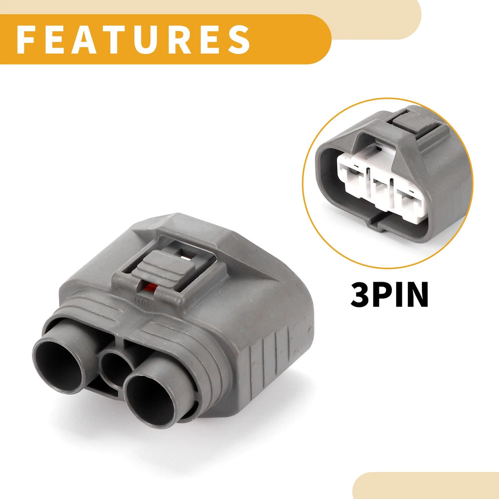 3 Pin Electronic Fan Motor Connector Plug for Toyota 