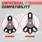 Set of 5 Hub & Axle Puller Tools for Universal 4/5/6 Bolt Designs