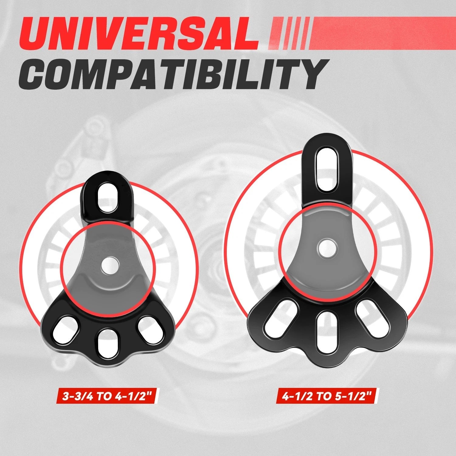 Set of 5 Hub & Axle Puller Tools for Universal 4/5/6 Bolt Designs
