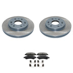 Front Rotors & Bosch QuietCast Ceramic Disc Brake Pads Kit for Avalanche