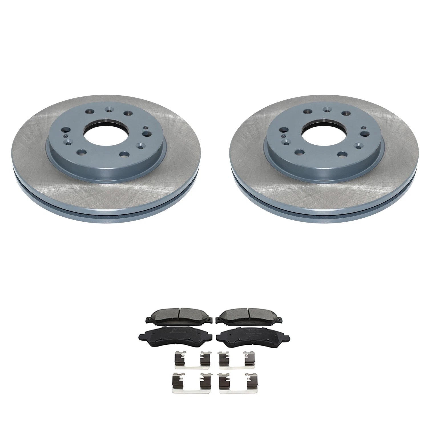 Front Rotors & Bosch QuietCast Ceramic Disc Brake Pads Kit for Avalanche