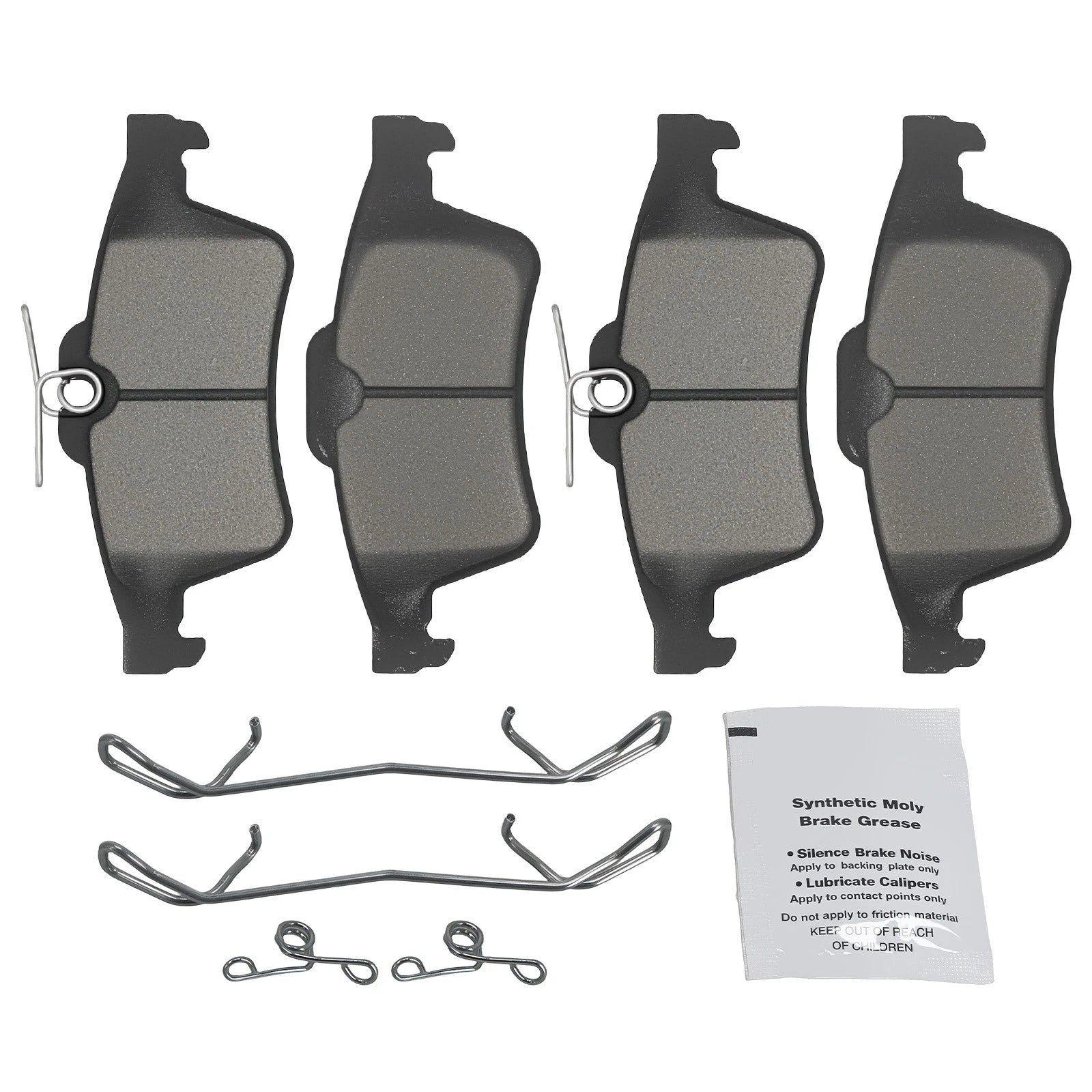 Set of Rear Ceramic Brake Pads for Saab 9-3 (2003–2011) & Mazda 3 (2006–2013)