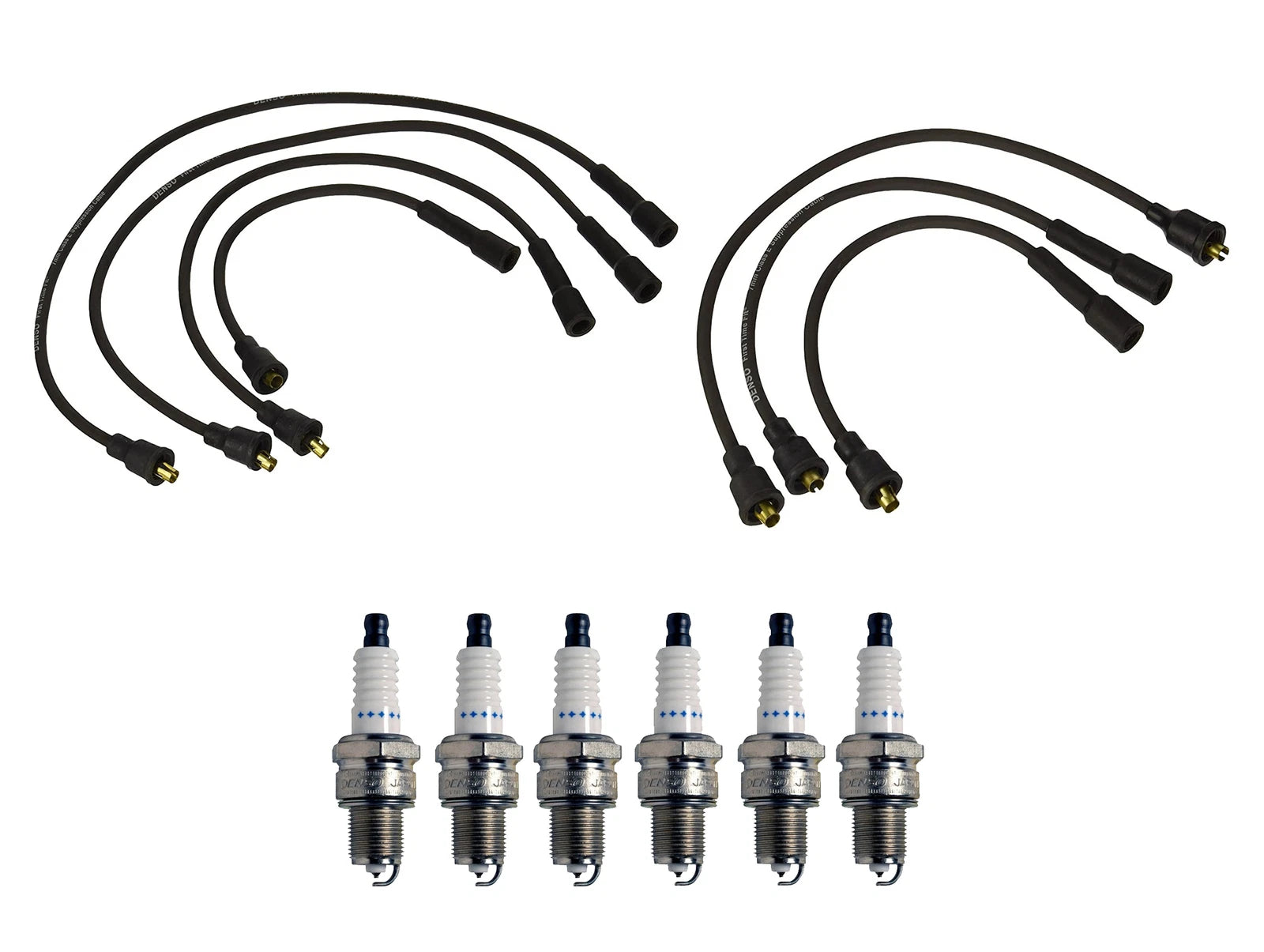 Denso Wire Set & 6 Double Platinum Spark Plugs for Chevy GMC Pontiac (044)