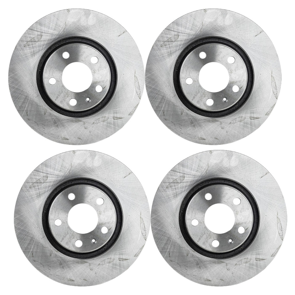 Front and Rear Disc Brake Rotors for Audi A6 Quattro (2009–2011)