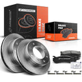Rear Disc Brake Rotors & Ceramic Pads for Chevy Silverado 2500 (1999–2004)