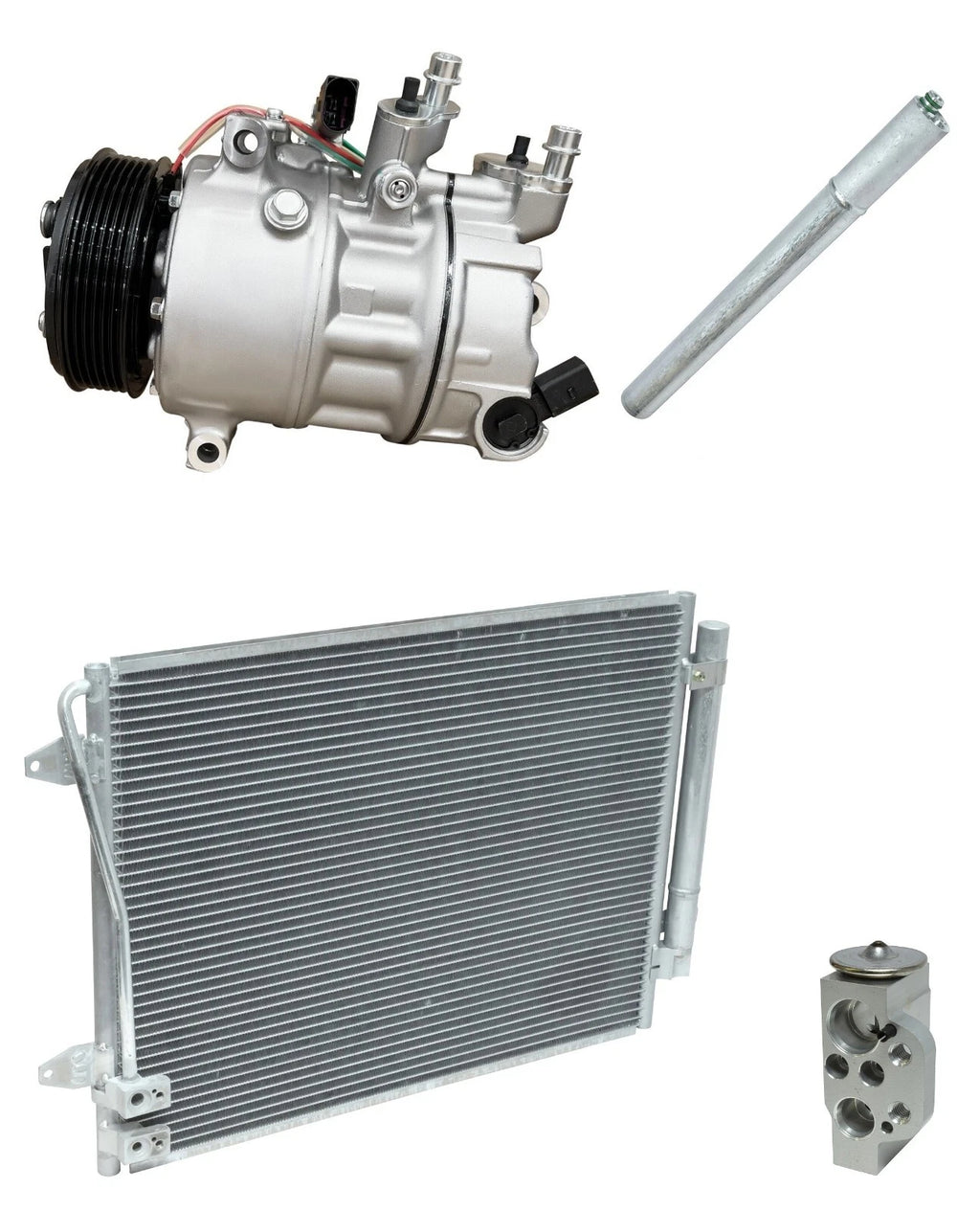 AC Compressor Kit With Condenser for Volkswagen Passat 3.6L (2018-2018)